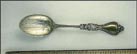 Mission 1786, Santa Barbara, California Souvenir Spoon THUMBNAIL