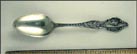 Culebra Cut, Gutan Locks, Map of Canal, Panama Souvenir Spoon THUMBNAIL