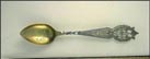 Tall Building, Cut Out Design, Sevilla, Spain Souvenir Spoon THUMBNAIL