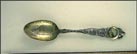 El Dorado, Mt. Rainier 144441, Gold Panning, Seattle, Washington Souvenir Spoon THUMBNAIL