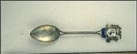 Cut Out, Enameled, Coat of Arms, Liverpool, Great Britain Souvenir Spoon THUMBNAIL
