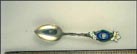 Enameled Crest and Flowers, Bahamas Souvenir Spoon THUMBNAIL