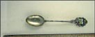 Enameled City Scene, Einsiedeln, Switzerland Souvenir Spoon THUMBNAIL