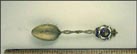 Enameled City Seal, Parliament Buildings, Victoria, B.C., Canada Souvenir Spoon THUMBNAIL