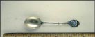 Enameled Beach Scene, Grimsel-Hospiz, Guttannen, Switzerland Souvenir Spoon THUMBNAIL