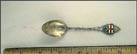 Dock Scene, Enameled Crest, Sault St. Marie, Canada Souvenir Spoon THUMBNAIL