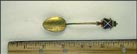 City Scene, Enameled Crest, Montreal, Canada Souvenir Spoon THUMBNAIL