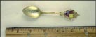 Enameled Crest, Milestone, Sask., Canada Souvenir Spoon THUMBNAIL