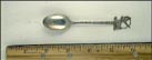 Cut Out Aztec Shooting Bow and Arrow, Mexico Souvenir Spoon THUMBNAIL