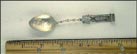 Parliament Buildings, Maple Leaf, Beaver, Sled, Toronto, Canada Souvenir Spoon THUMBNAIL