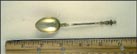 William Shakespeare Bust, Stratford on Avon, Great Britain Souvenir Spoon THUMBNAIL