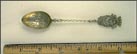 City Scene, Crest, Belgium Souvenir Spoon THUMBNAIL