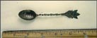 Beaver on Maple Leaf over Snowshoes, Canada Souvenir Spoon THUMBNAIL