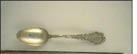 Parson Brownlow, Flowers and Leaves Scrolls, Knoxville, Tennessee Souvenir Spoon THUMBNAIL