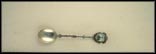 Enameled City Scene, New Orleans, Louisiana Souvenir Spoon THUMBNAIL