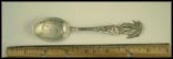 Cut Out Palm Tree With Pineapples, Aloha, Native Grass Hut, Honolulu, Hawaii Souvenir Spoon THUMBNAIL