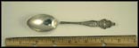 Absecon Lighthouse, Man Pushing Woman in Chair, State Seal, Steel Pier, Atlantic City, New Jersey Souvenir Spoon THUMBNAIL