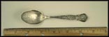 State Seal, Flowers, Belle Isle, Detroit, Michigan Souvenir Spoon THUMBNAIL