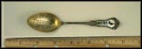 Enameled Black Cat and Cat Tails, Health Happiness Long Life Souvenir Spoon THUMBNAIL
