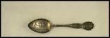 Paul Revere's Ride, April 18, 1775, Beans, The Hub, Washington Elm Cambridge,... Souvenir Spoon THUMBNAIL