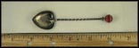 Salt Lake, Twisted Handle, Bead Souvenir Spoon THUMBNAIL