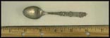 Santa Going Down Chimney, Holly, Jingle Bells, Stockings Hanging on Fire Place,... Souvenir Spoon THUMBNAIL