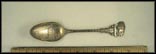 Cut Out Buffalo, Statues, Niagara Falls Souvenir Spoon THUMBNAIL