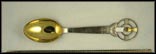 Jul 1936, Enameled Cut Out Candle  Souvenir Spoon THUMBNAIL