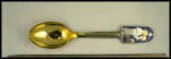 Jul 1934, Enameled Holy Mother and Child Souvenir Spoon THUMBNAIL
