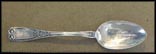 Engraved Bowl, Albia, Iowa Souvenir Spoon THUMBNAIL