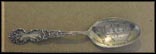 Etched Carnegie Library, Marengo, Iowa Souvenir Spoon THUMBNAIL