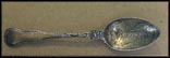 Engraved Bowl, Algona, Iowa Souvenir Spoon THUMBNAIL