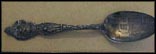 Post Office, Lincoln Monument, State Seal, Art Institute, Fort Dearborn, Chicago, Illinois Souvenir Spoon THUMBNAIL