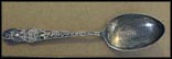 State Seal, Capitol, Savannah, Georgia Souvenir Spoon THUMBNAIL