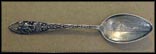 Eads Bridge, Cut Out Statue of St. Louis, St. Louis, Missouri Souvenir Spoon THUMBNAIL