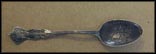 Squirrels in front of Capitol Grounds, Columbus, Ohio Souvenir Spoon THUMBNAIL