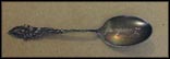 Etched Bowl, Columbine on Handle, Loveland, Colorado Souvenir Spoon THUMBNAIL