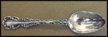 Etched Bowl, Philadelphia, Pennsylvania Souvenir Spoon THUMBNAIL