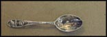 Cut Out Bear, Bell and Flower, California Souvenir Spoon THUMBNAIL