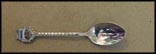 Enameled City Scene, Not Silver, Heidelberg, Germany Souvenir Spoon THUMBNAIL