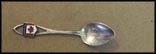 Enameled Maple Leaf 67, Montreal, Canada Souvenir Spoon THUMBNAIL