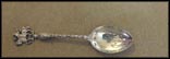 Cut Out Knight on Horse, New Orleans, Louisiana Souvenir Spoon THUMBNAIL