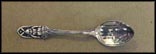 Billiken, "I AM THE GOLD OF BETTER THINGS- MY PRESENCE ALWAYS LAUGHTER BRINGS,... Souvenir Spoon THUMBNAIL