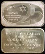 Israel 25th Anniversary' Art Bar by United States Silver Corp.. THUMBNAIL