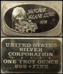 Mother Means Love 1974' Art Bar by United States Silver Corp.. THUMBNAIL