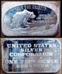 Save The Grizzly' Art Bar by United States Silver Corp.. THUMBNAIL