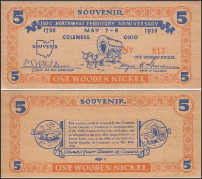 Northwest Territory Anniversary, Covered Wagon, River Raft, Columbus, Ohio MAIN