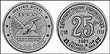 Northwest Territory Sesqui-centennial, Large 25, Eagle, Gallipolis, Ohio THUMBNAIL