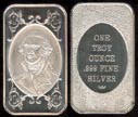George Washington' Art Bar by Bar Mint. THUMBNAIL