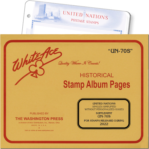 White Ace Supplement - United Nations Singles SIMPLIFIED, 'UN70S', 2022 MAIN